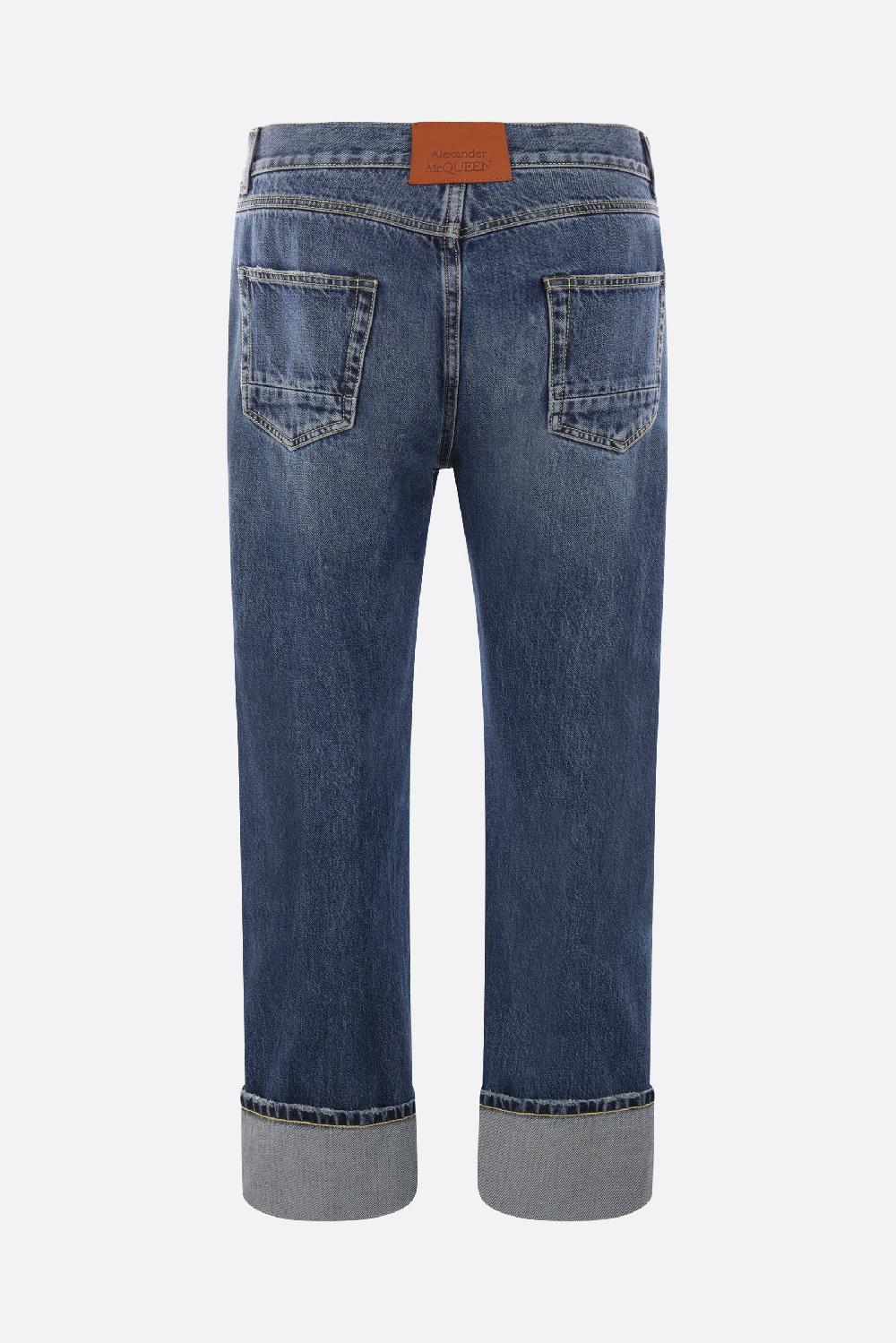 ALEXANDER McQUEEN jeans loose-fit in denim Shopping Online