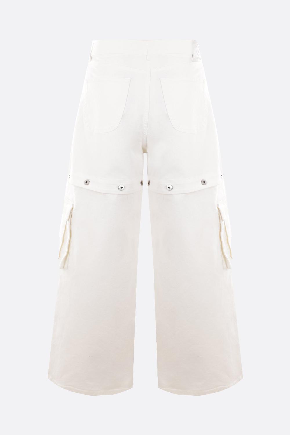 OFF WHITE jeans baggy-fit in denim ricamo logo Affare Del Giorno