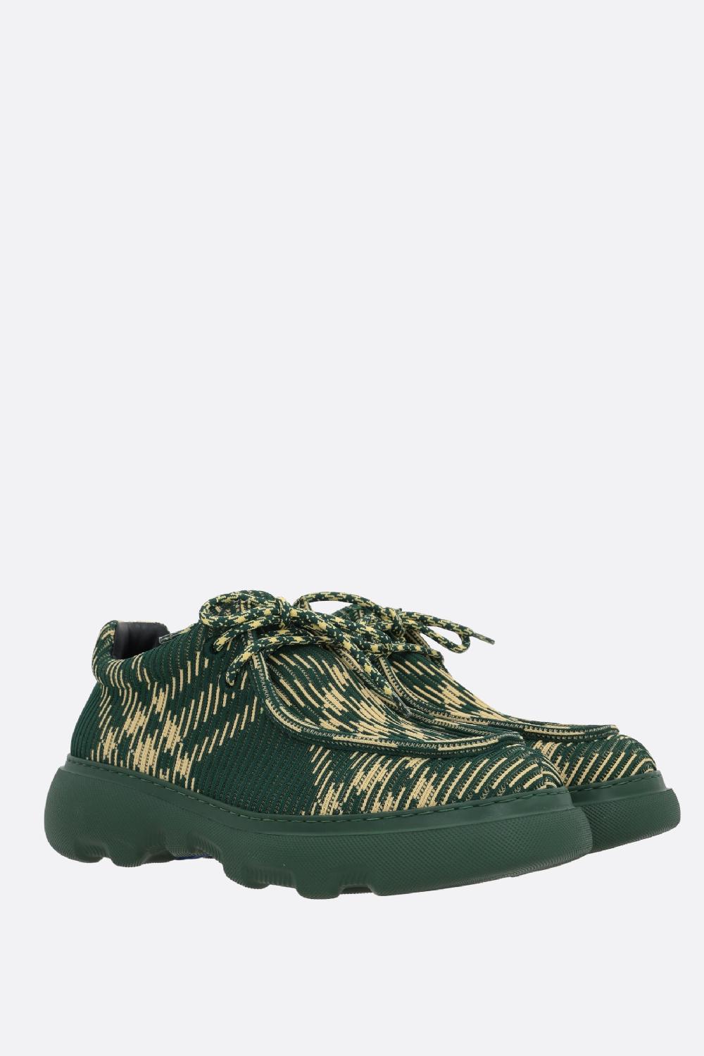 BURBERRY creeper in nylon stretch stampa Check Sottocosto