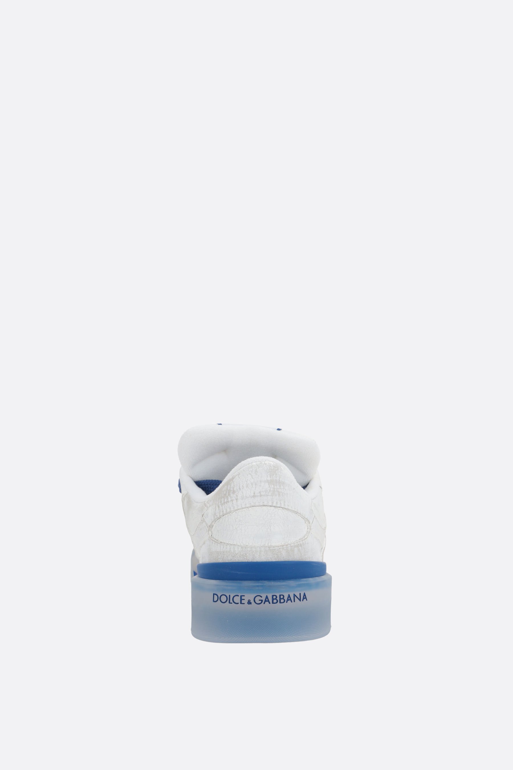 DOLCE & GABBANA sneaker New Roma in pelle liscia effetto dipinto Novità