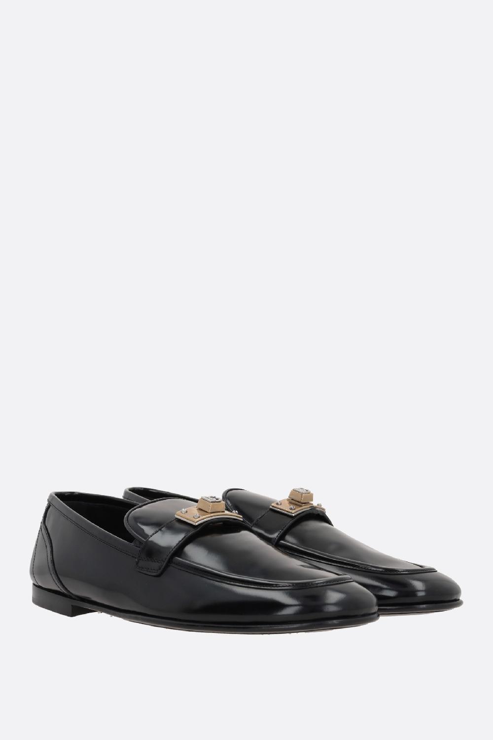DOLCE & GABBANA mocassino Ariosto in pelle spazzolata Outlet