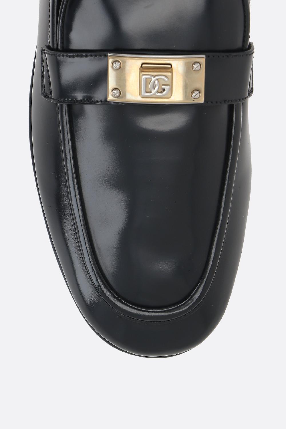 DOLCE & GABBANA mocassino Ariosto in pelle spazzolata Outlet