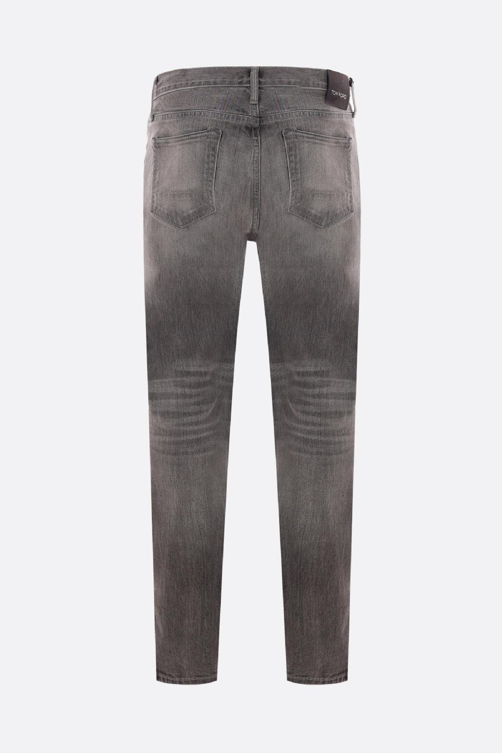 TOM FORD jeans slim-fit Authentic Selvedge in denim In Vendita