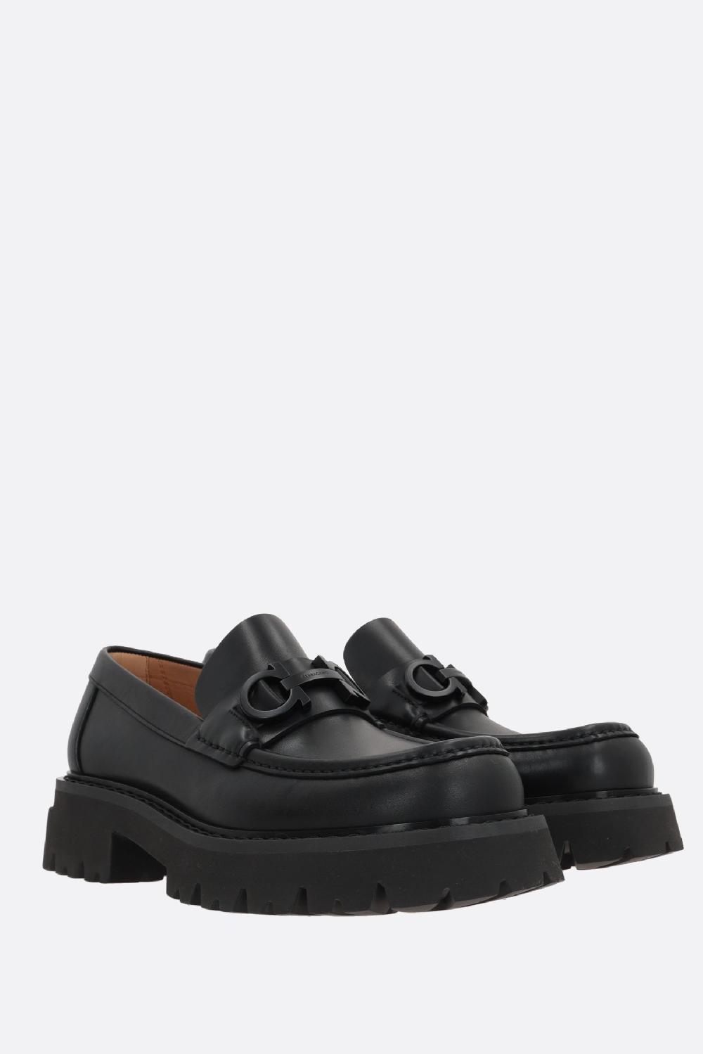 FERRAGAMO mocassino Florian in pelle liscia Offerte
