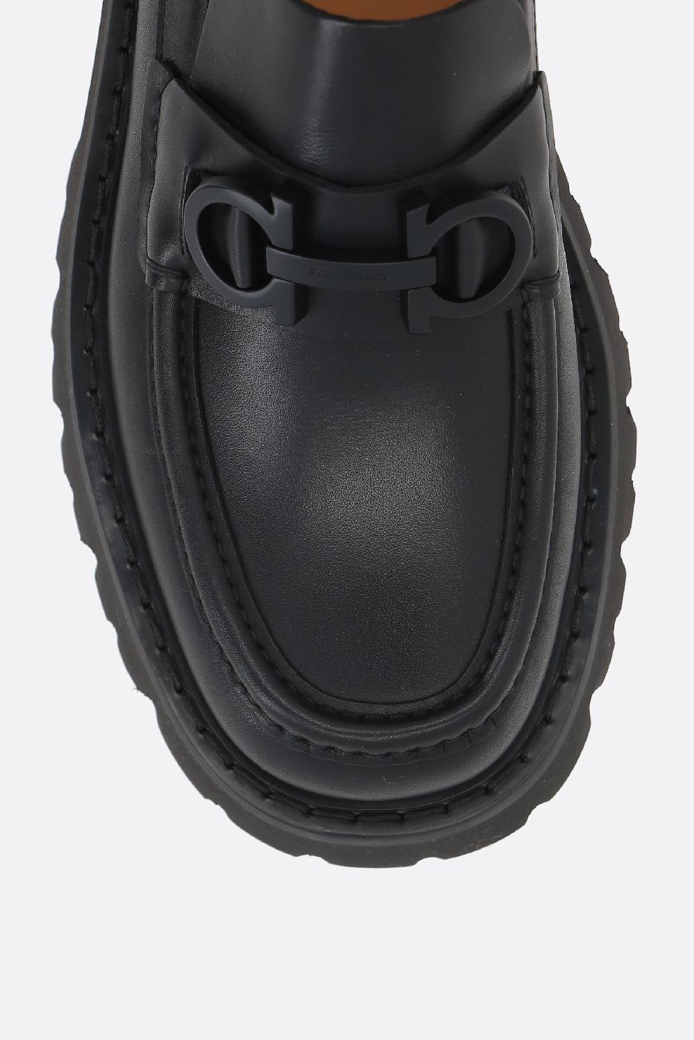 FERRAGAMO mocassino Florian in pelle liscia Offerte