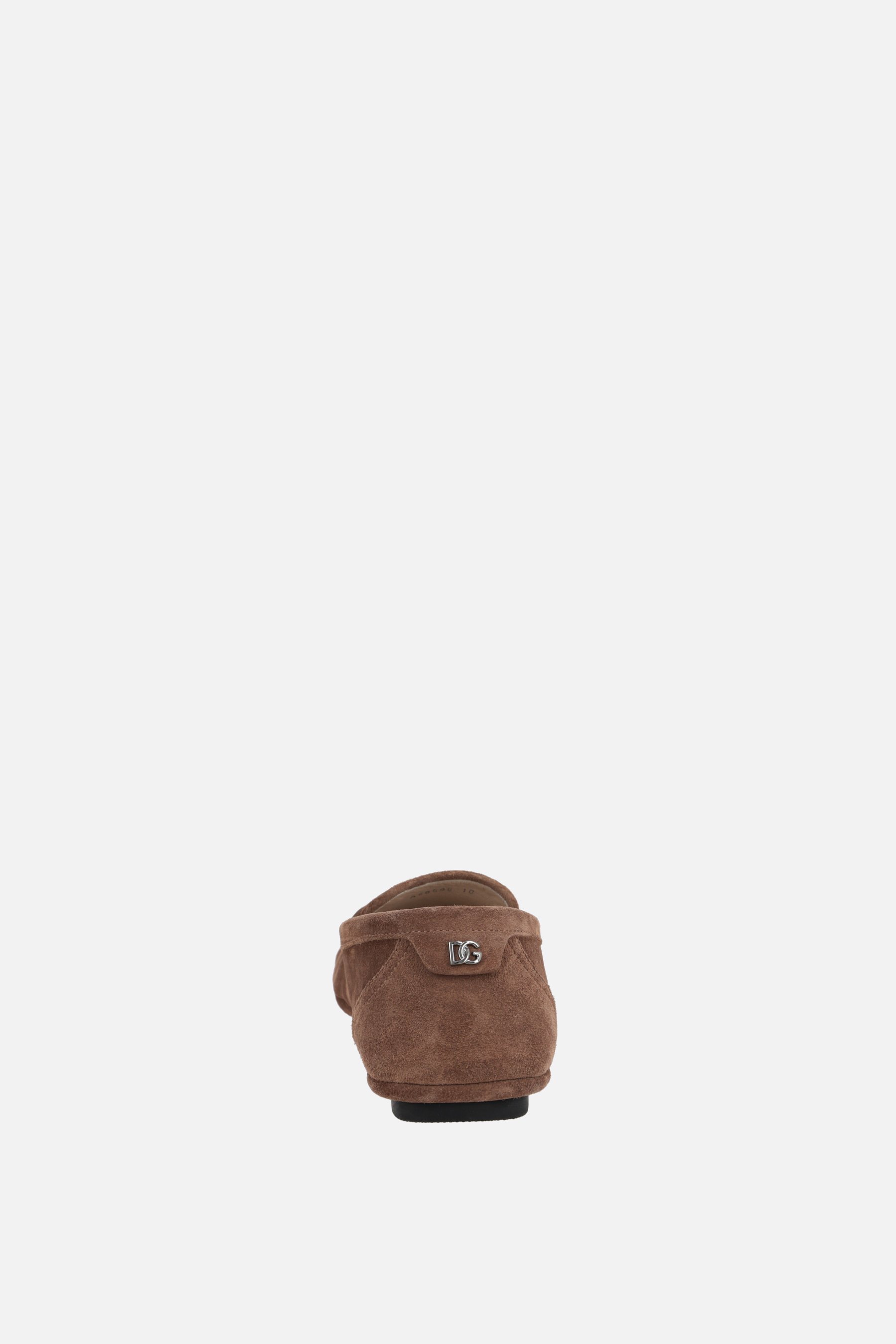 DOLCE & GABBANA mocassino driver in suede con logo Hotsell