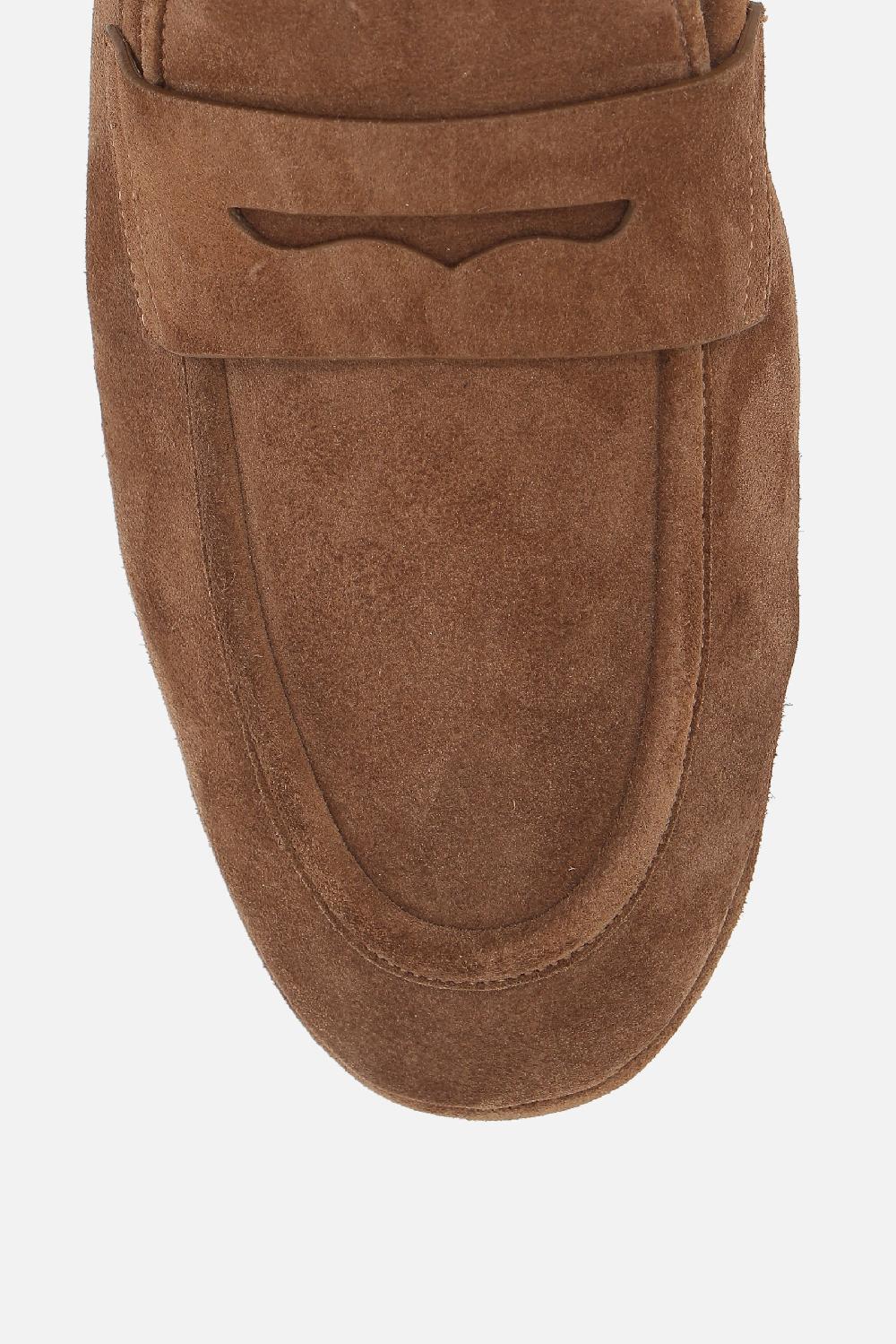 DOLCE & GABBANA mocassino driver in suede con logo Hotsell