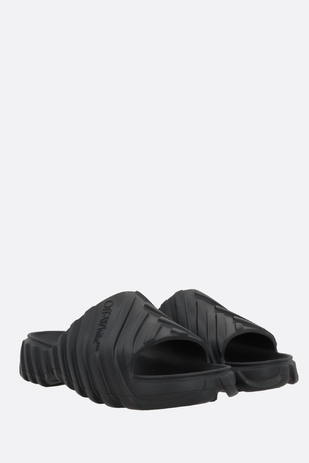 OFF WHITE sandalo slide Exploration in gomma Vendita Calda