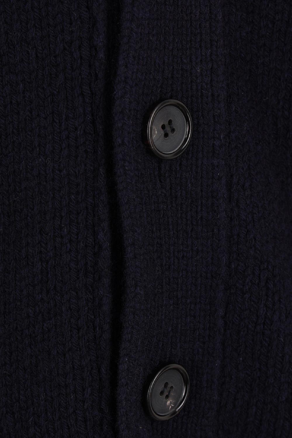 ALEXANDER McQUEEN cardigan in lana e cashmere con intarsio Teschio Moda