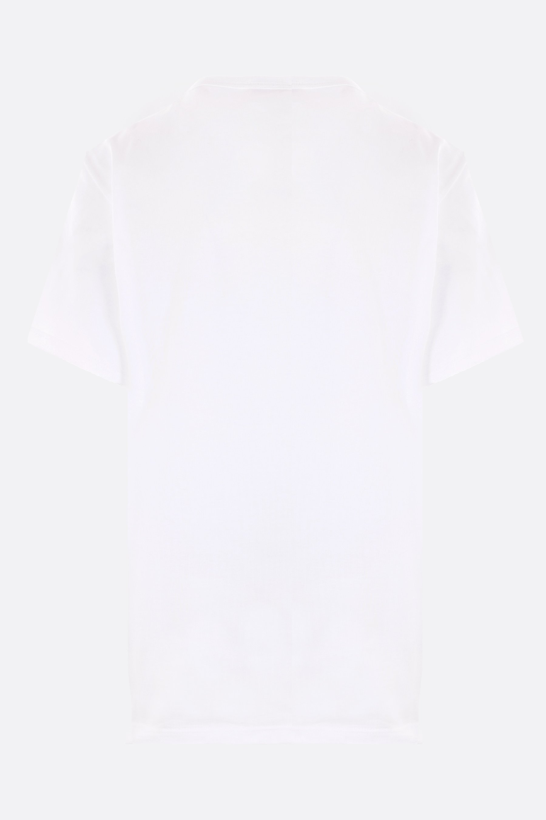 ALEXANDER McQUEEN t-shirt in cotone stampa logo Varisty Spedizione gratuita