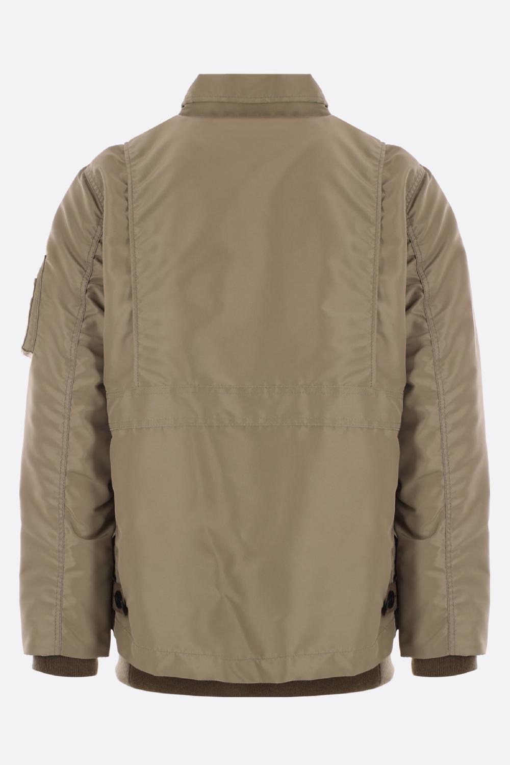 SACAI bomber in twill di nylon Sconto di tempo limitato