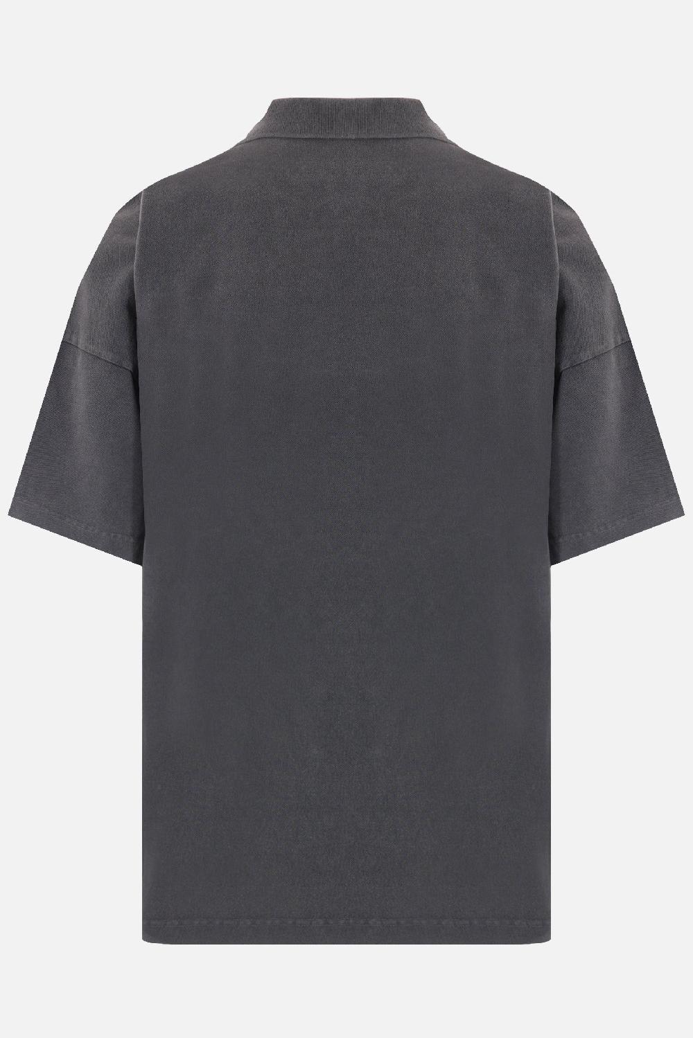 JW ANDERSON polo oversize in piquet ricamo logo Shopping online