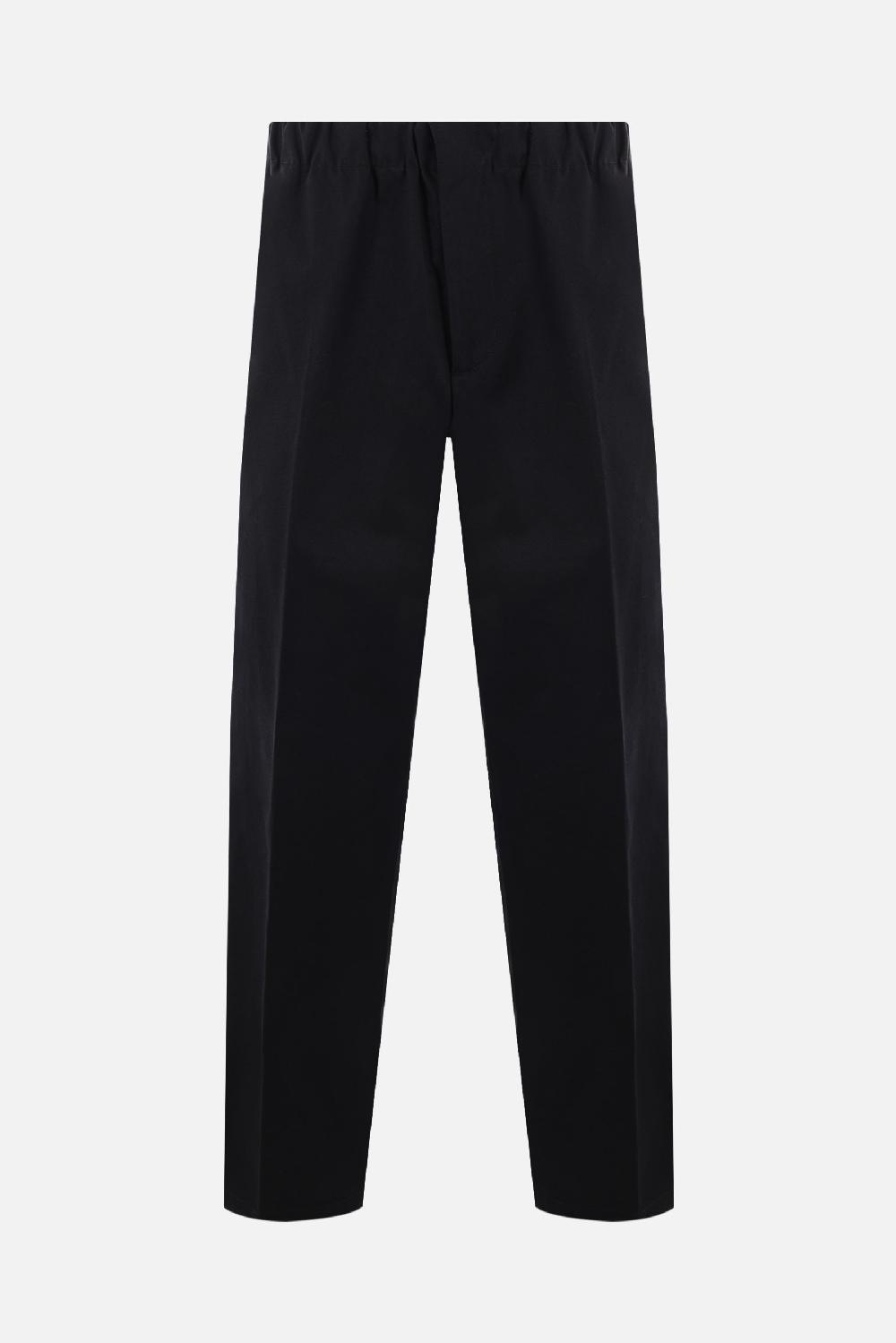 JIL SANDER pantalone cropped in gabardine Vendite stagionali