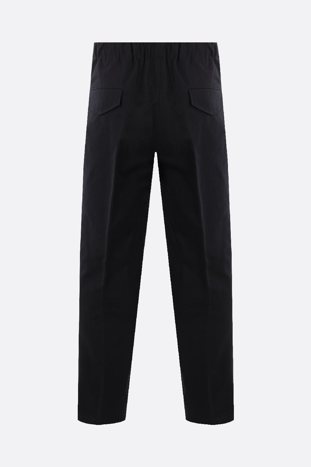 JIL SANDER pantalone cropped in gabardine Vendite stagionali