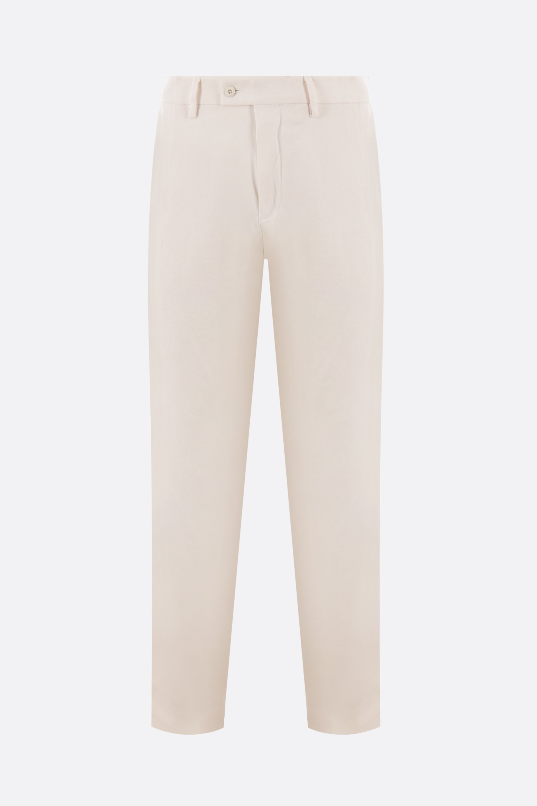 CARUSO pantalone in cotone lavato stretch Offerta per la Festa della Mamma
