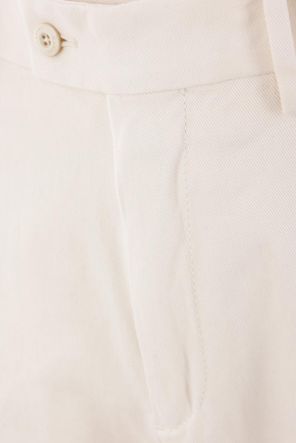 CARUSO pantalone in cotone lavato stretch Offerta per la Festa della Mamma
