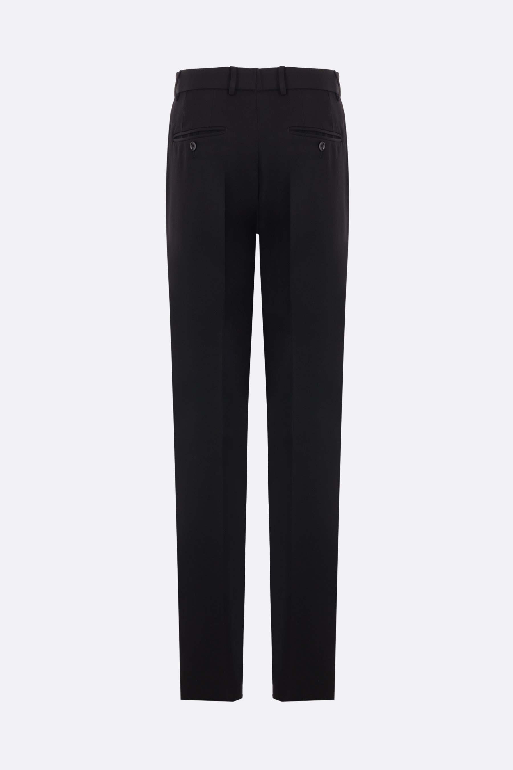 DOLCE & GABBANA pantalone aderente flare in lana Latest fashion