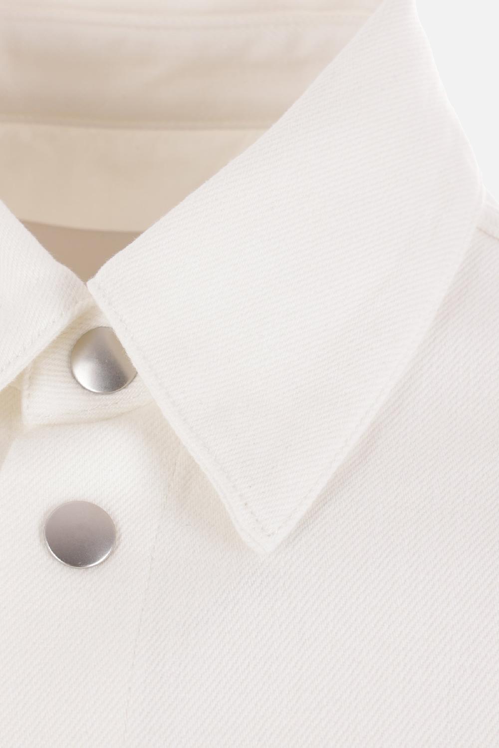 JIL SANDER giacca-camicia in denim con logo Online Outlet