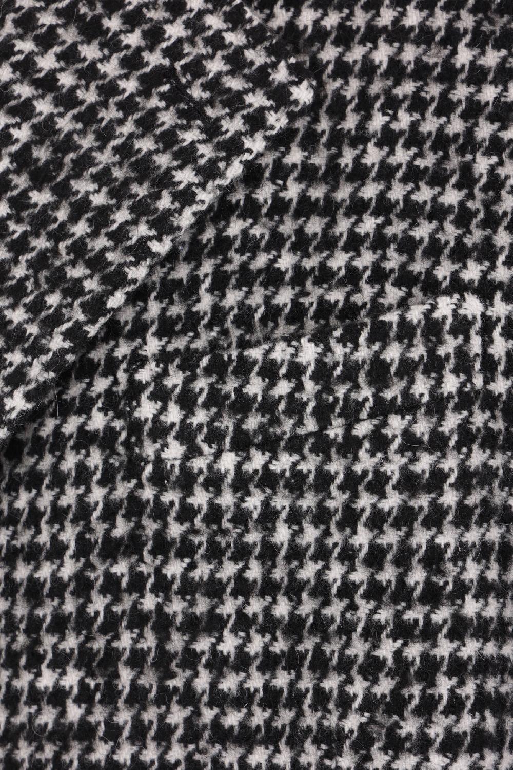 DOLCE & GABBANA cappotto doppiopetto in misto lana pied-de-poule Nuovi prodotti