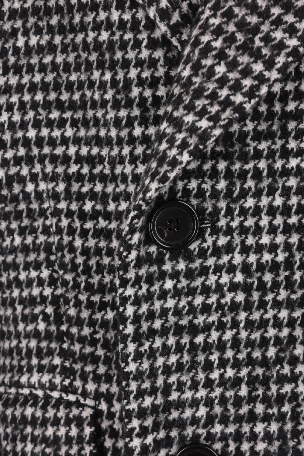 DOLCE & GABBANA cappotto doppiopetto in misto lana pied-de-poule Nuovi prodotti