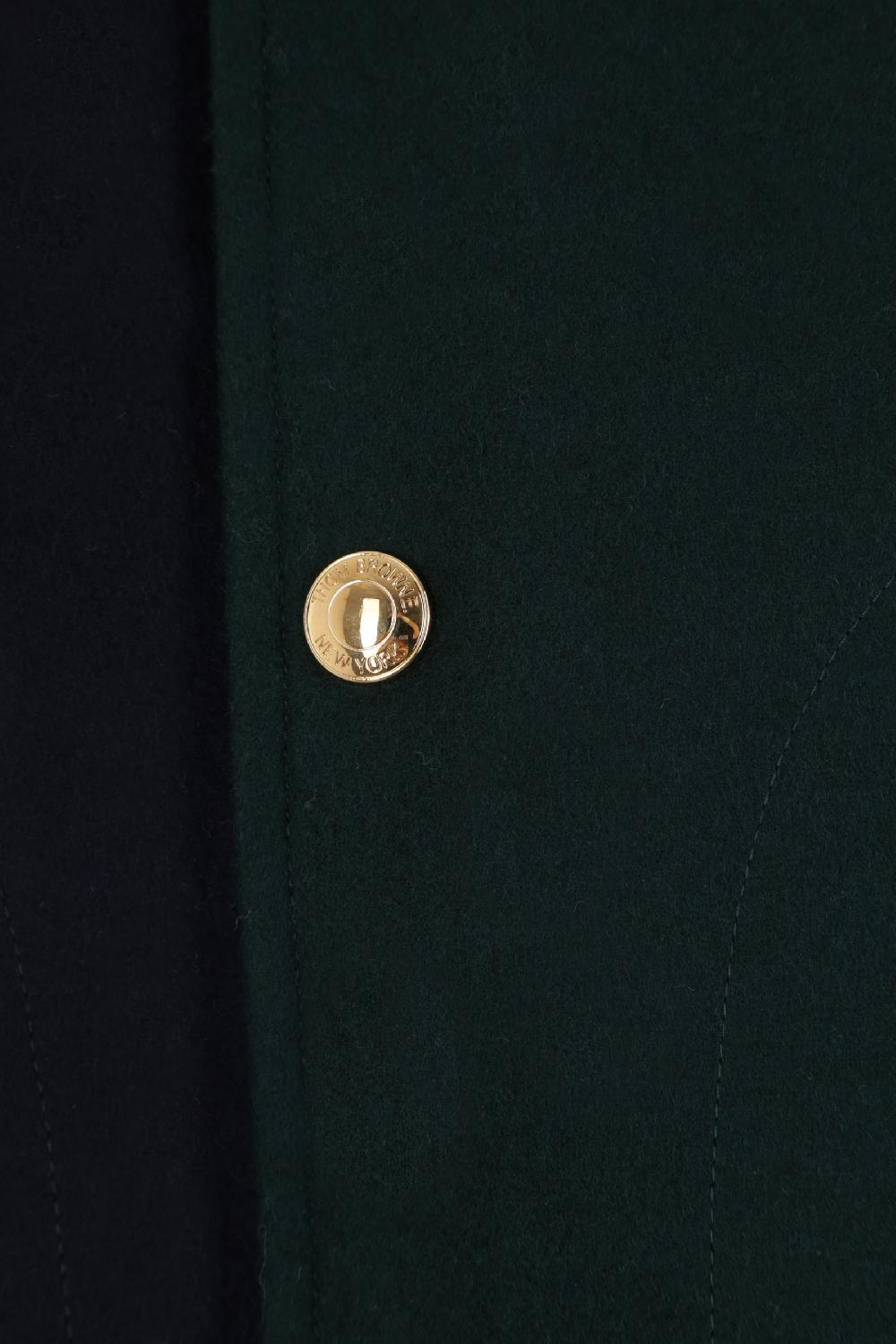 THOM BROWNE giubbotto bomber in lana melton Offerta settimanale