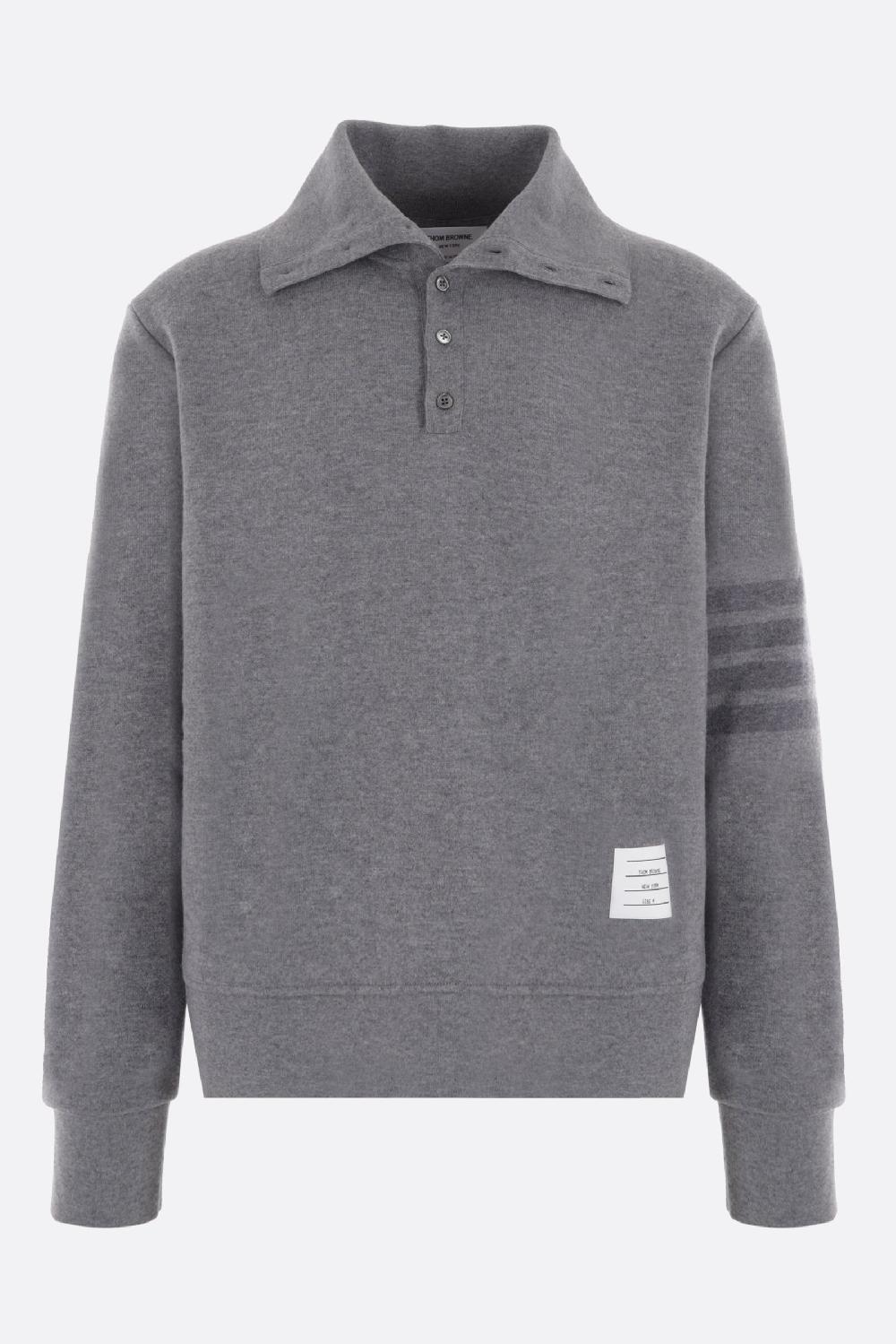 THOM BROWNE pullover in lana 4bar Ultimi tre giorni