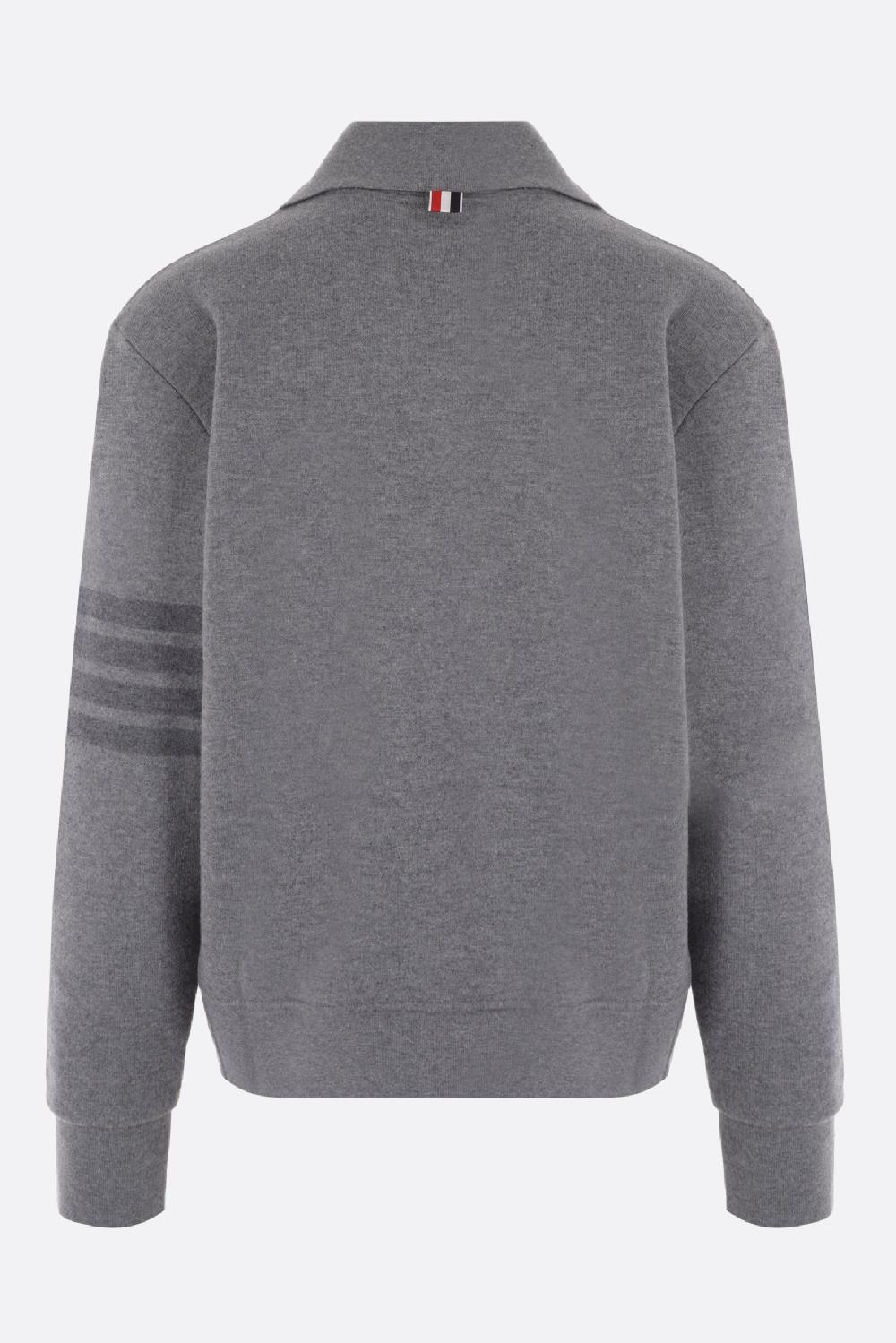 THOM BROWNE pullover in lana 4bar Ultimi tre giorni