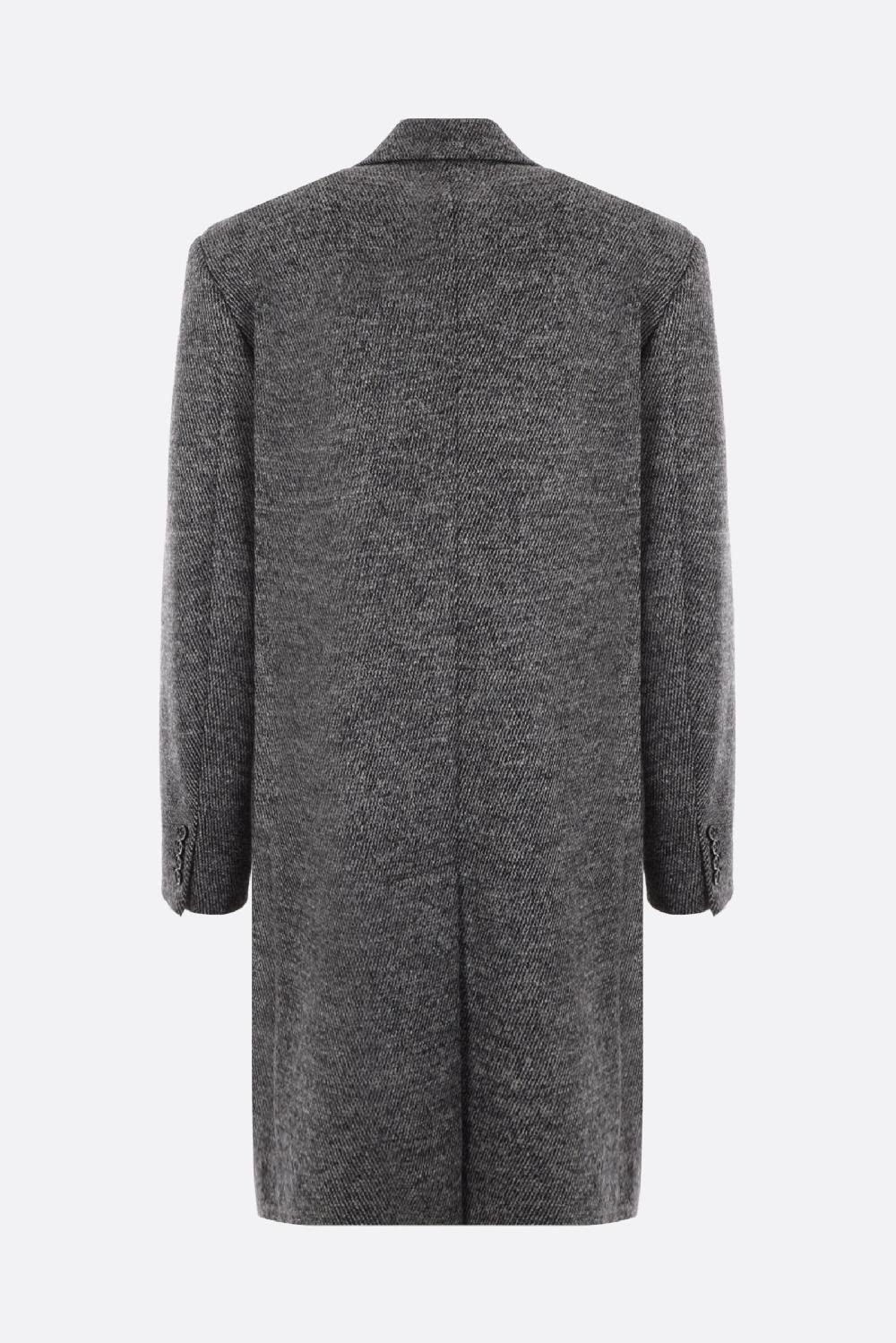 DOLCE & GABBANA cappotto monopetto in lana Fino al 50% di sconto