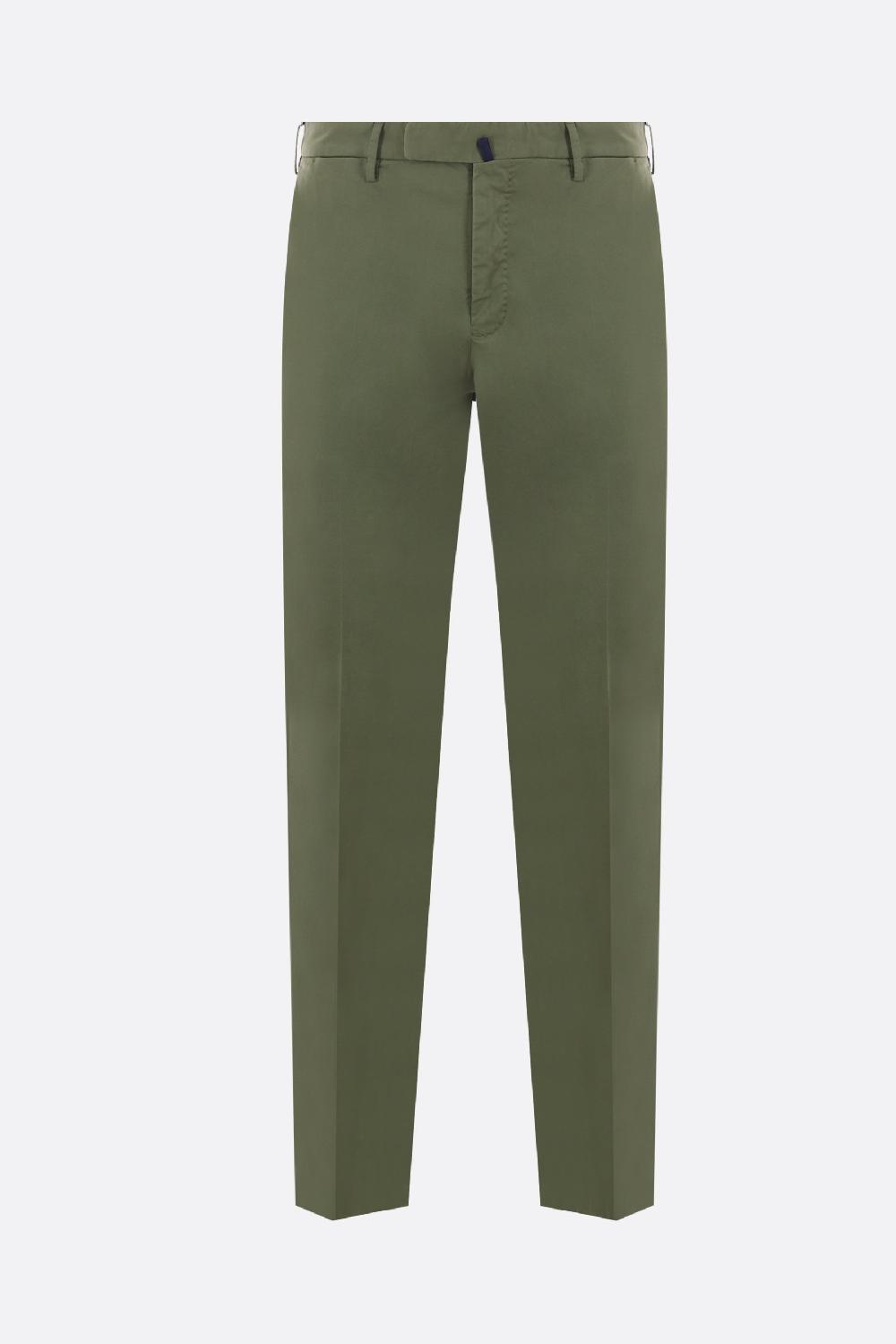 INCOTEX pantalone slim-fit in cotone stretch sostenibile