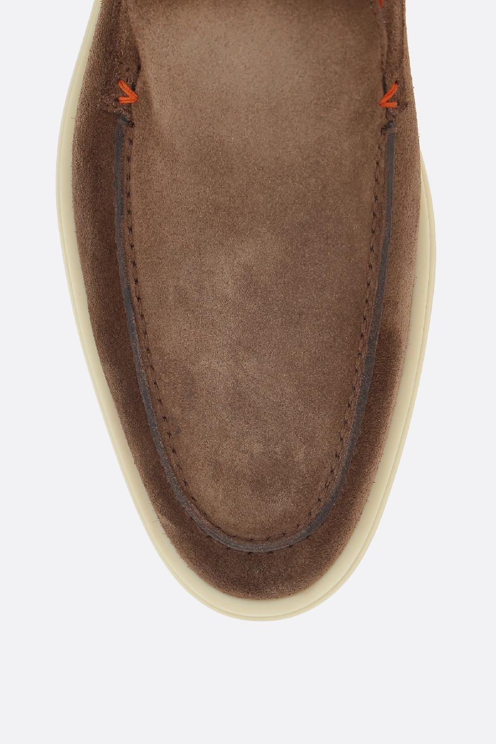 SANTONI mocassino in suede Solo un giorno rimasto