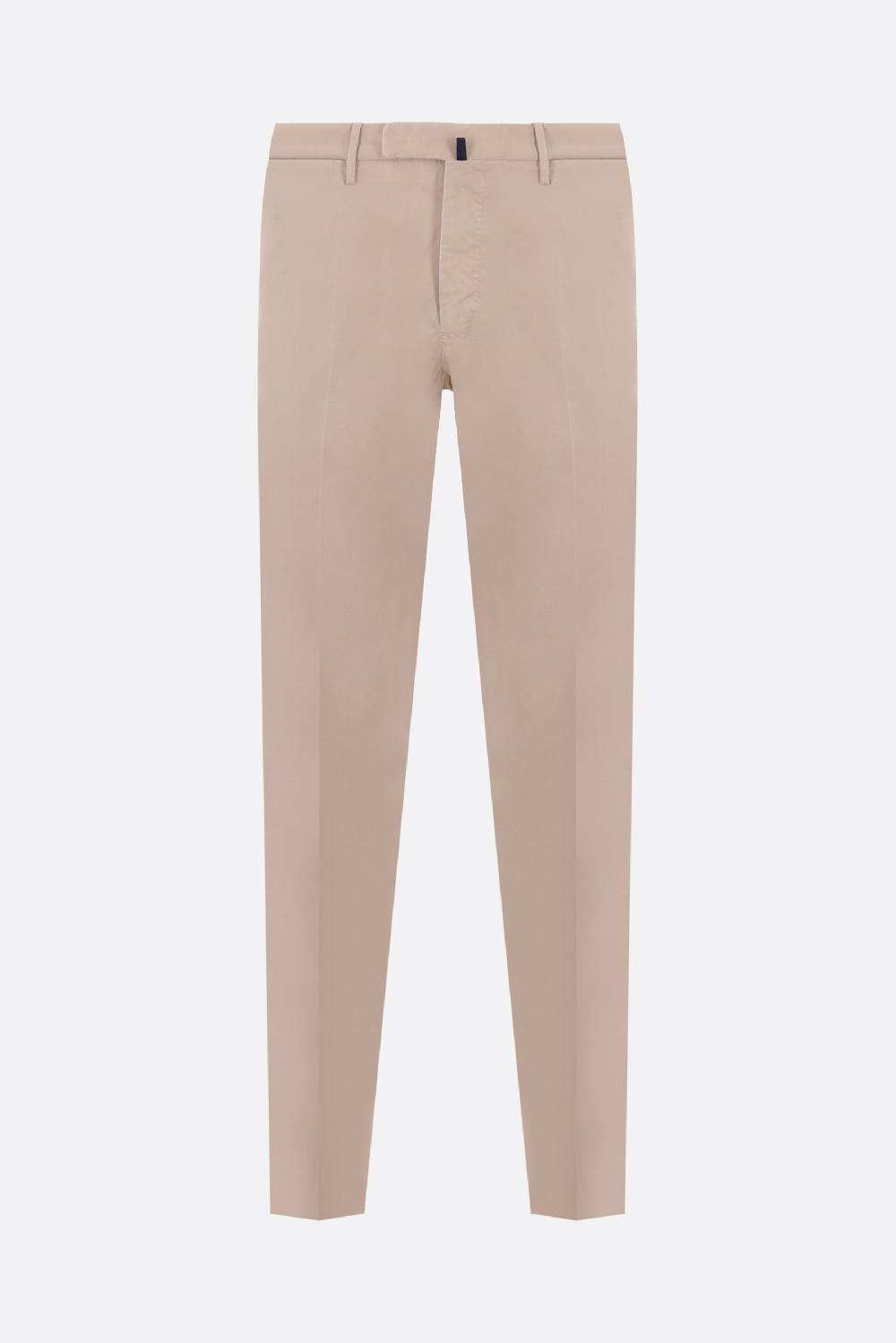 INCOTEX pantalone slim-fit in cotone stretch sostenibile