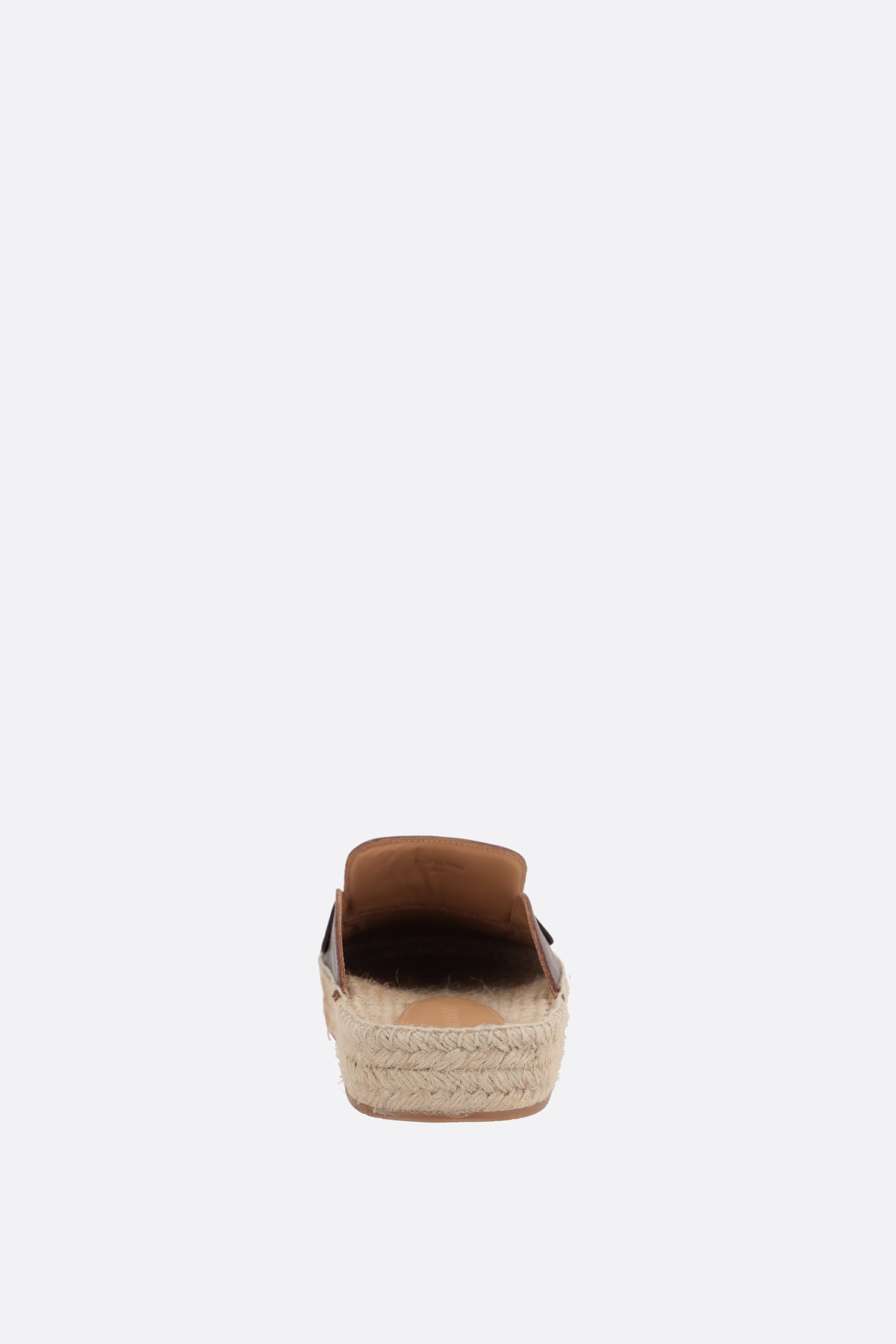 JW ANDERSON mule flatform in pelle liscia Trasporto libero internazionale