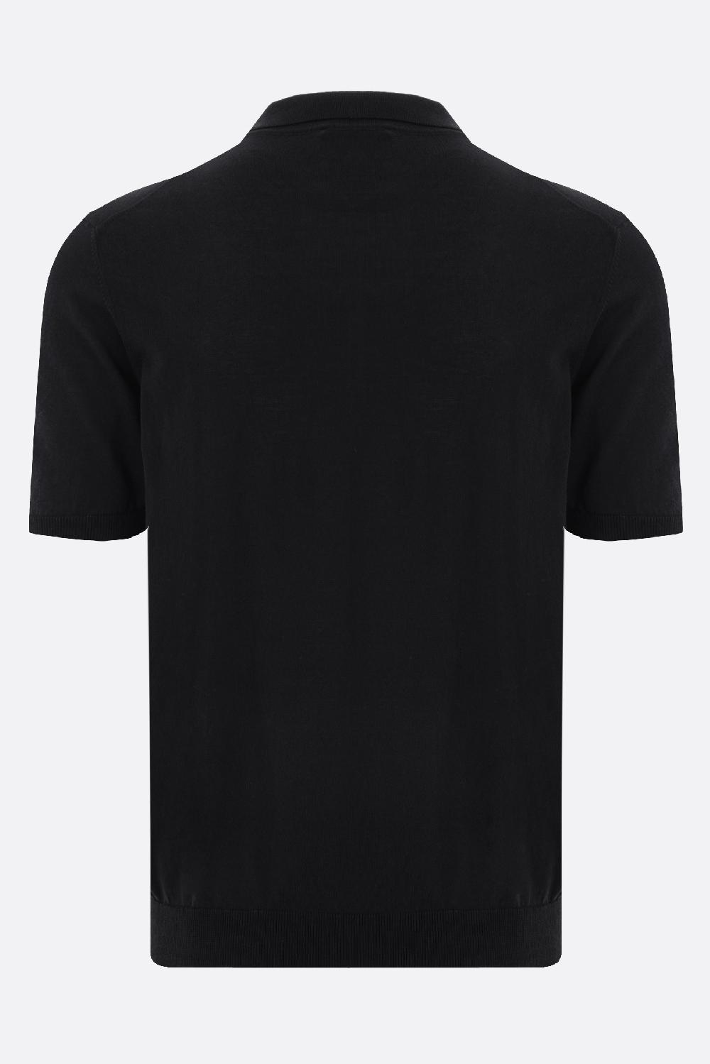ROBERTO COLLINA polo in maglia di cotone Sconti questo mese