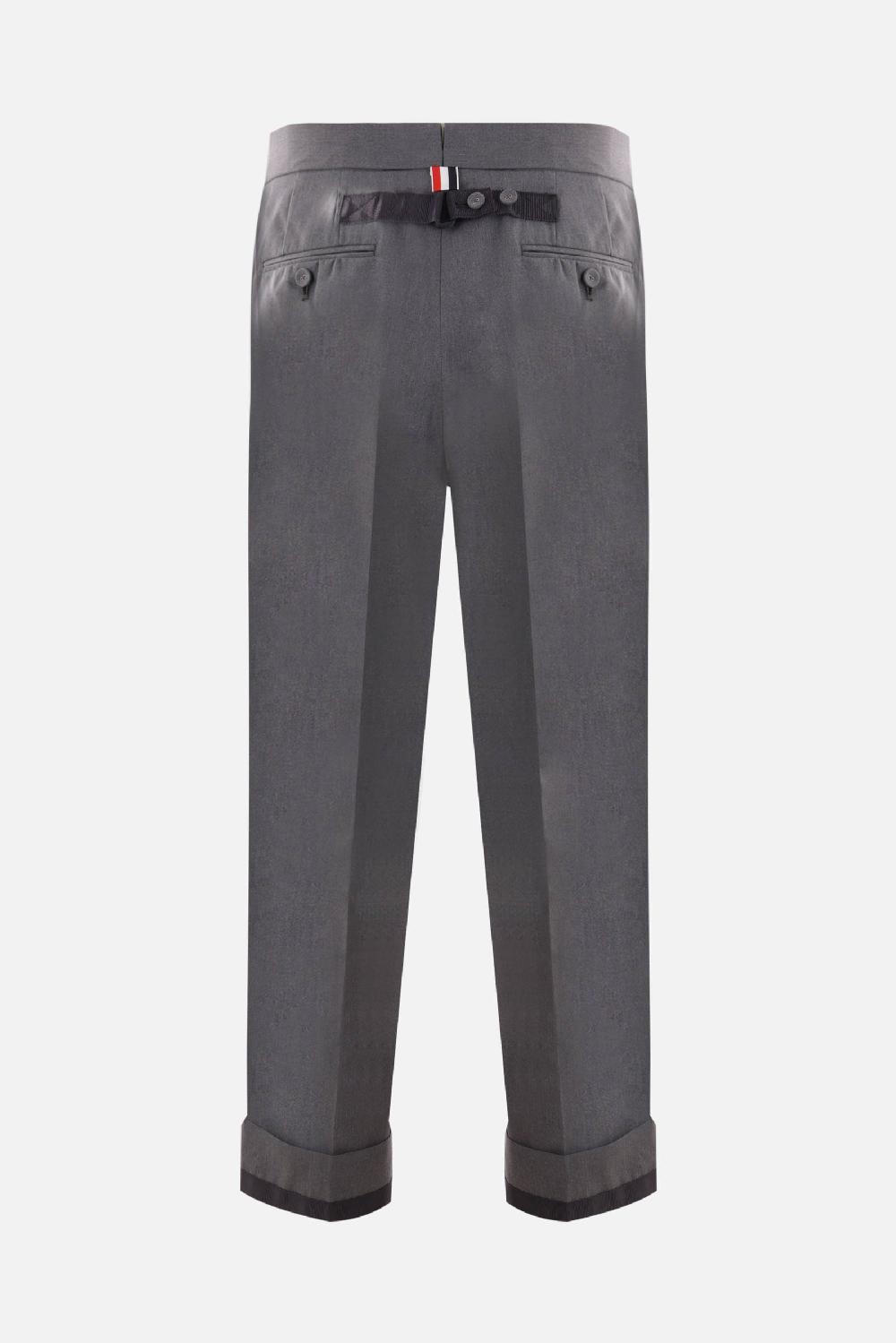 THOM BROWNE pantalone in misto cotone Qualità