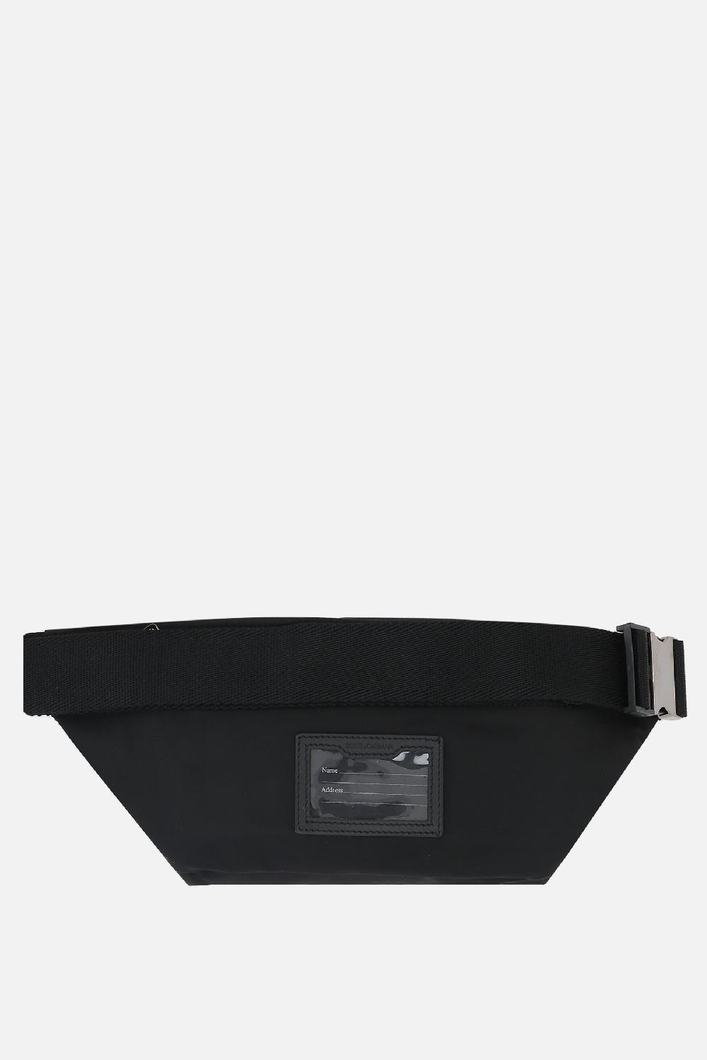 DOLCE & GABBANA marsupio in nylon con logo Pezzi Unici