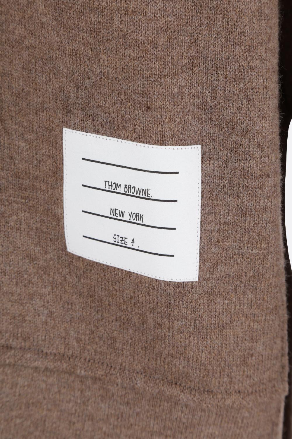 THOM BROWNE pullover in lana 4bar Consegna Veloce