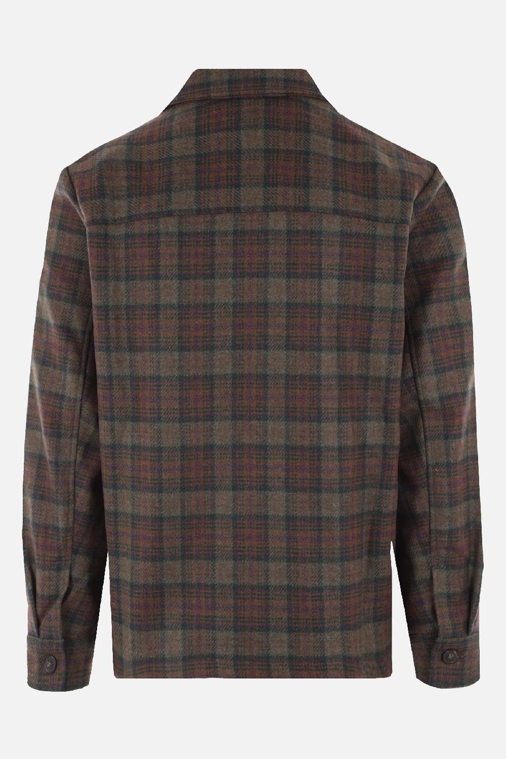 A.P.C. giacca-camicia in misto lana Shopping Online