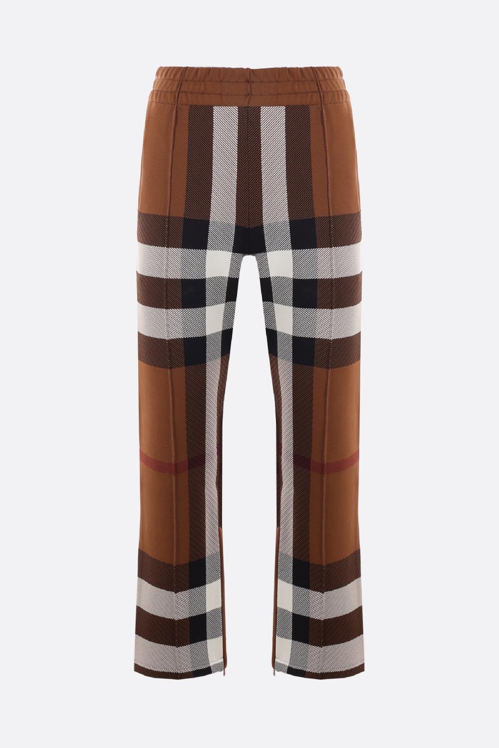 BURBERRY pantalone Josiah in misto viscosa Affare Del Giorno