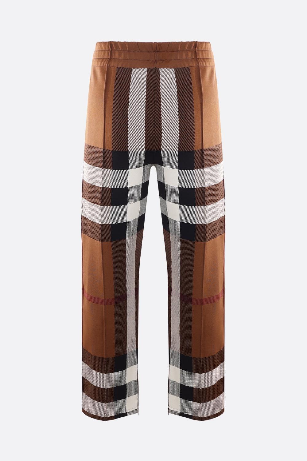 BURBERRY pantalone Josiah in misto viscosa Affare Del Giorno