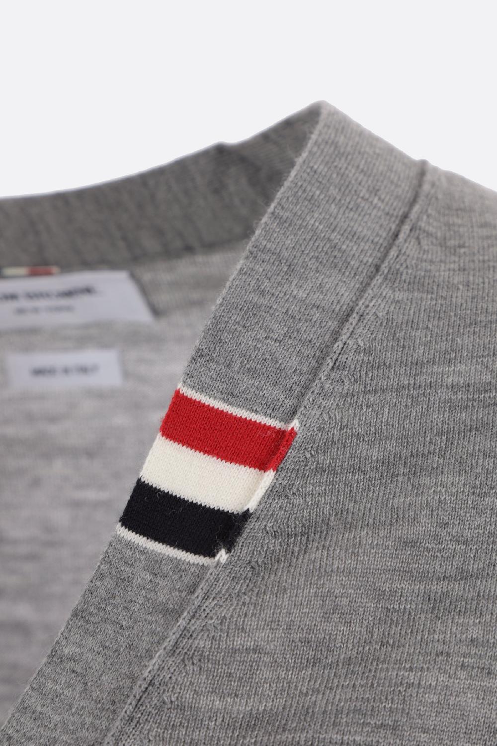 THOM BROWNE cardigan in lana Prezzo Ridotto