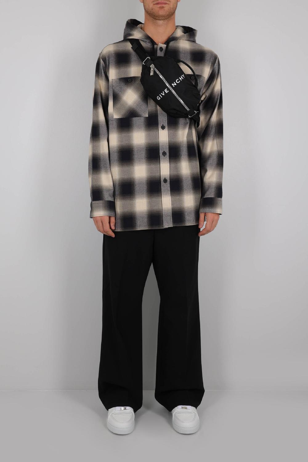 GIVENCHY camicia oversize con cappuccio in flanella Sottocosto