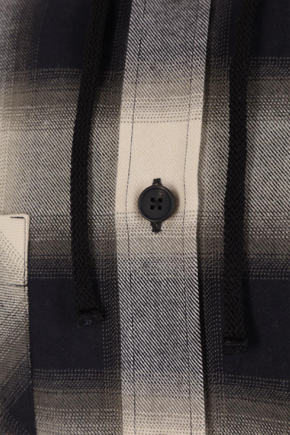 GIVENCHY camicia oversize con cappuccio in flanella Sottocosto
