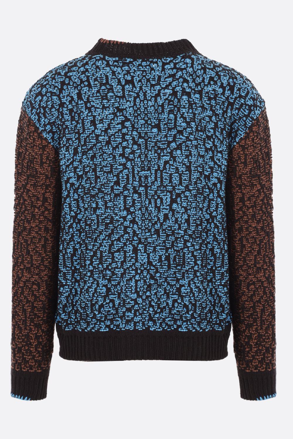 ANDERSSON BELL pullover oversize Net in misto cotone Sconto