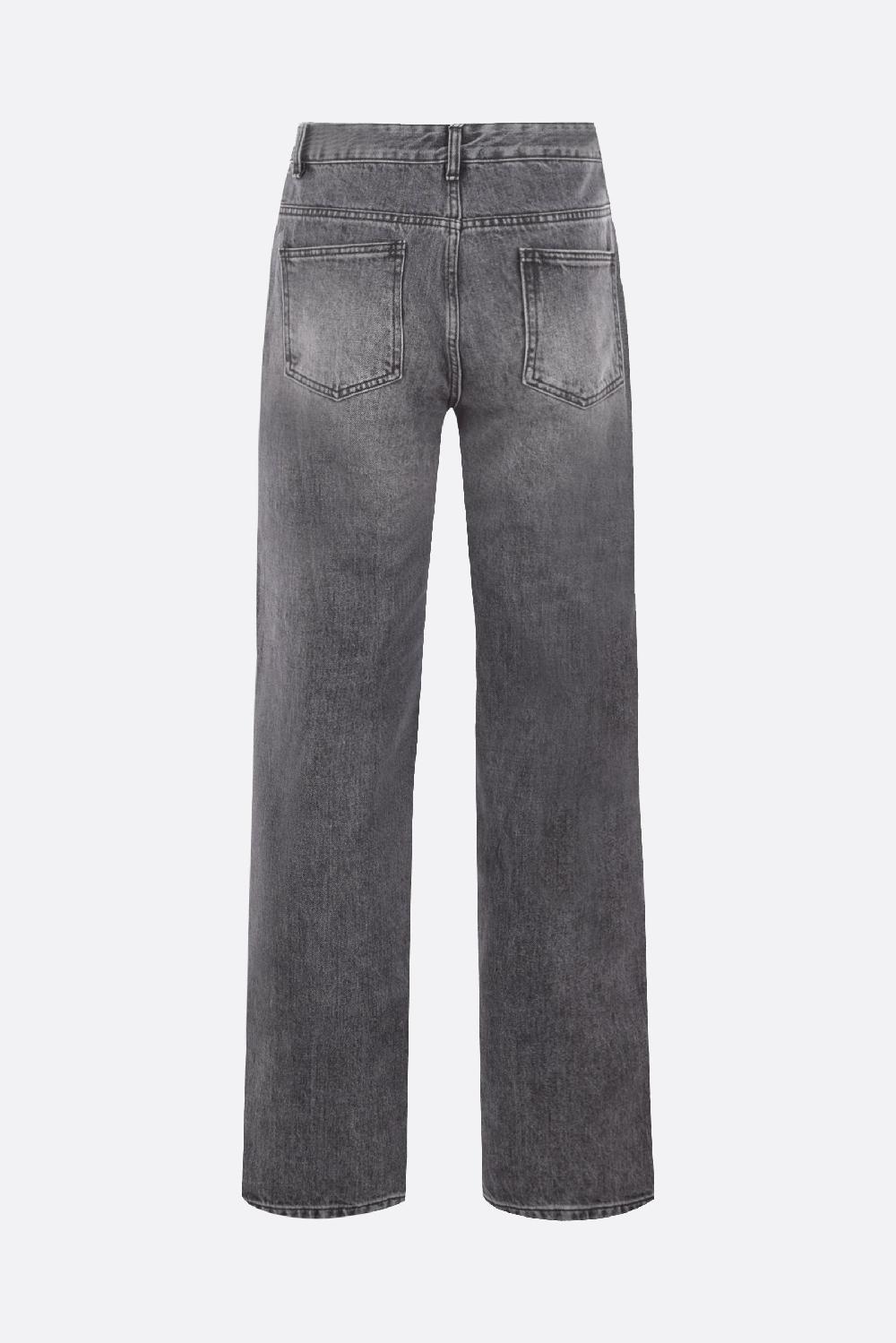 ANDERSSON BELL jeans Wave a gamba larga in denim Offerta