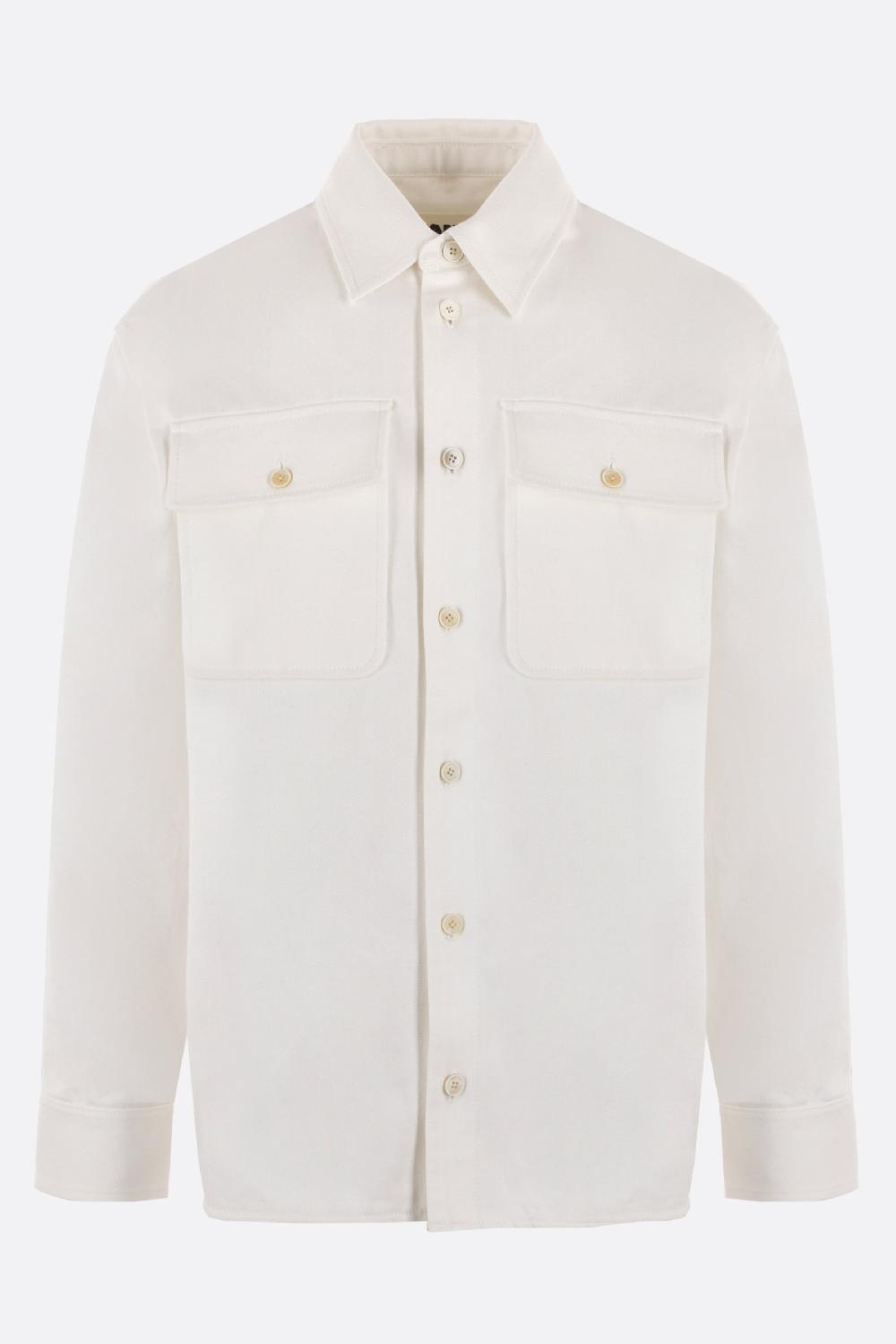 JIL SANDER giacca-camicia oversize in denim