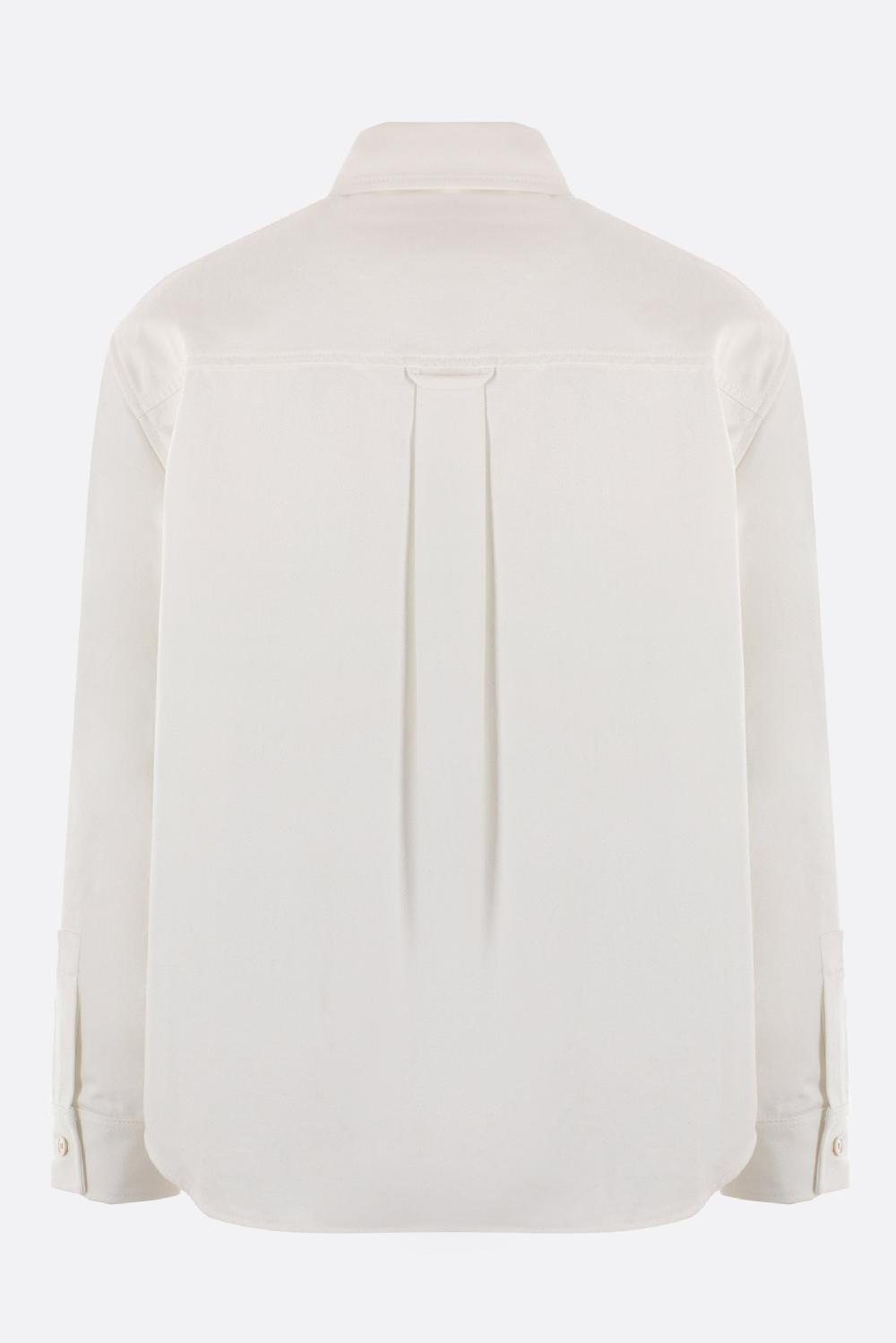 JIL SANDER giacca-camicia oversize in denim In Vendita