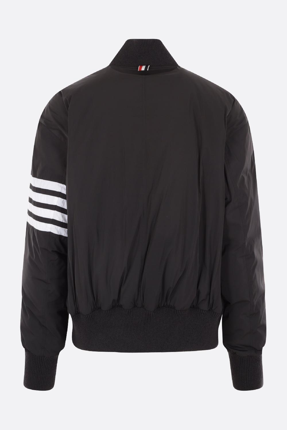 THOM BROWNE piumino bomber in nylon 4bar Saldi