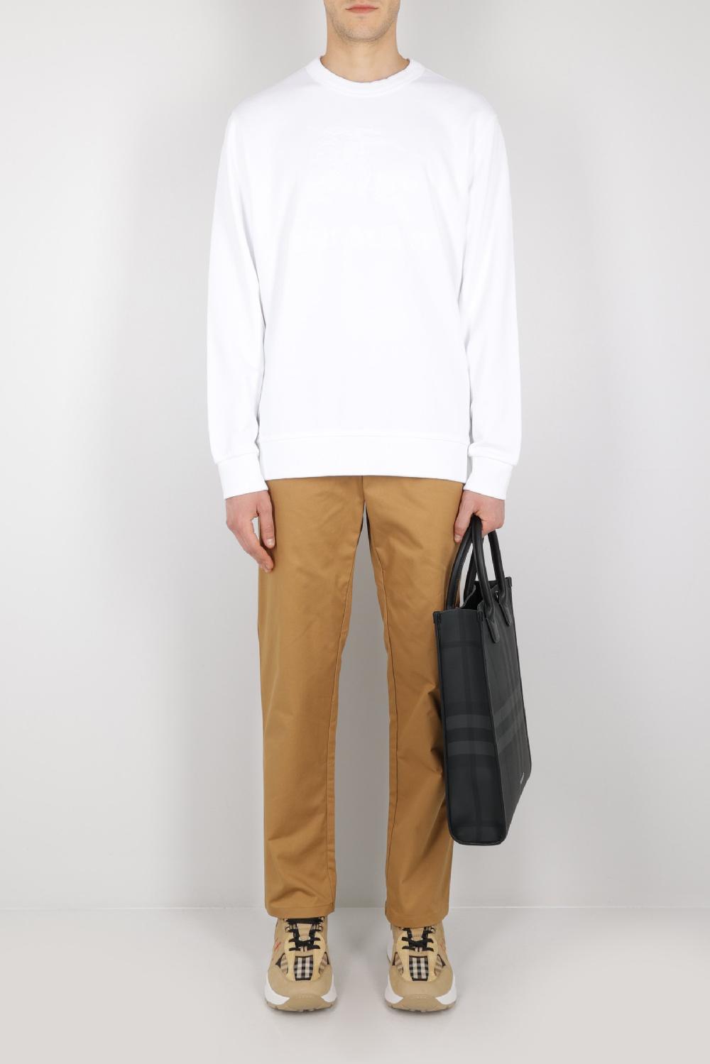 BURBERRY pantalone Denton in gabardine Negozio