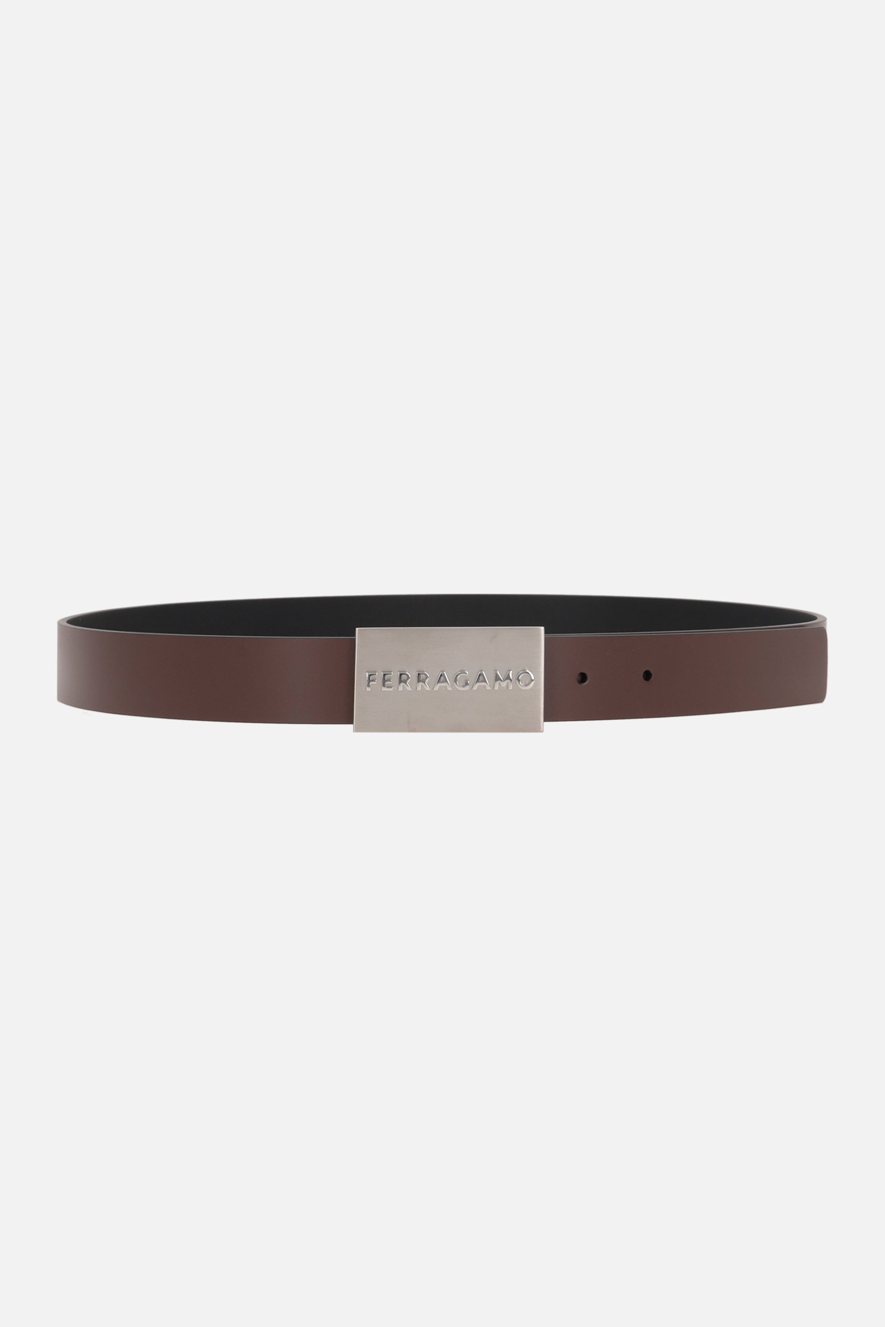 FERRAGAMO cintura reversibile in pelle liscia