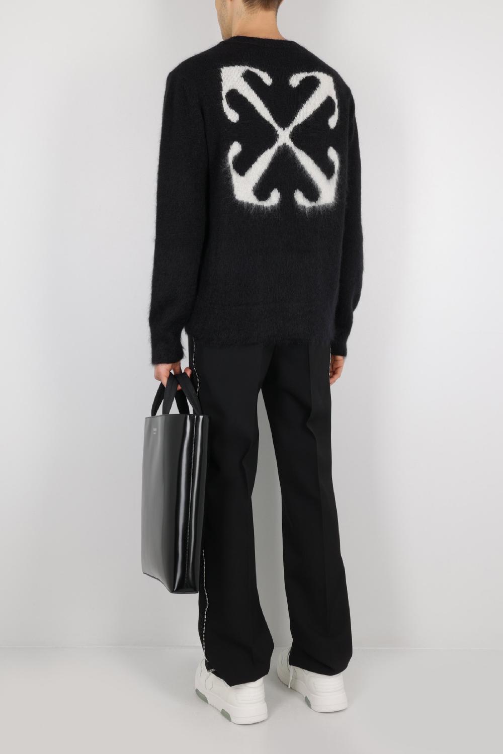 OFF WHITE pantalone in lana Flash Sale